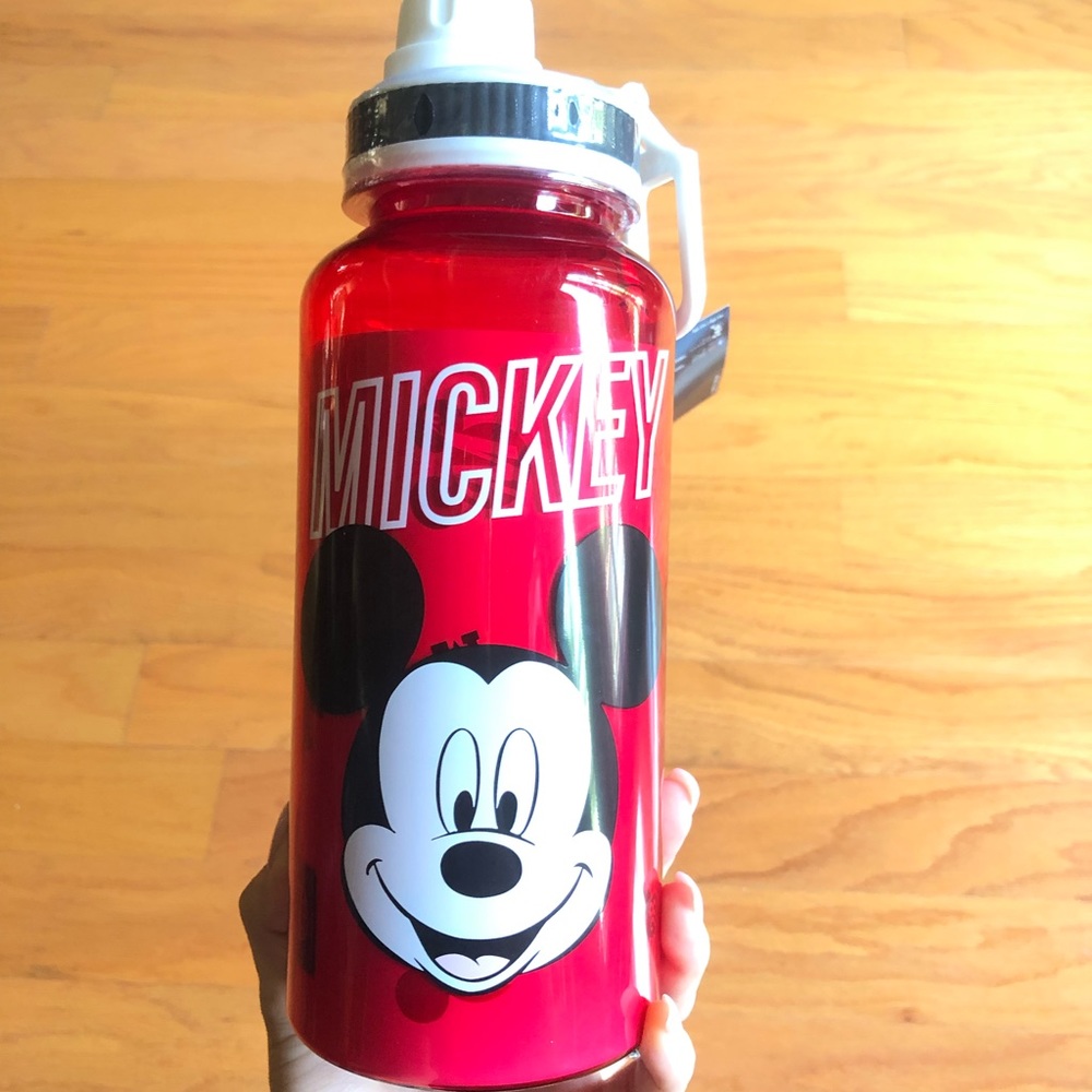 Mickey Mouse bottle with stickers